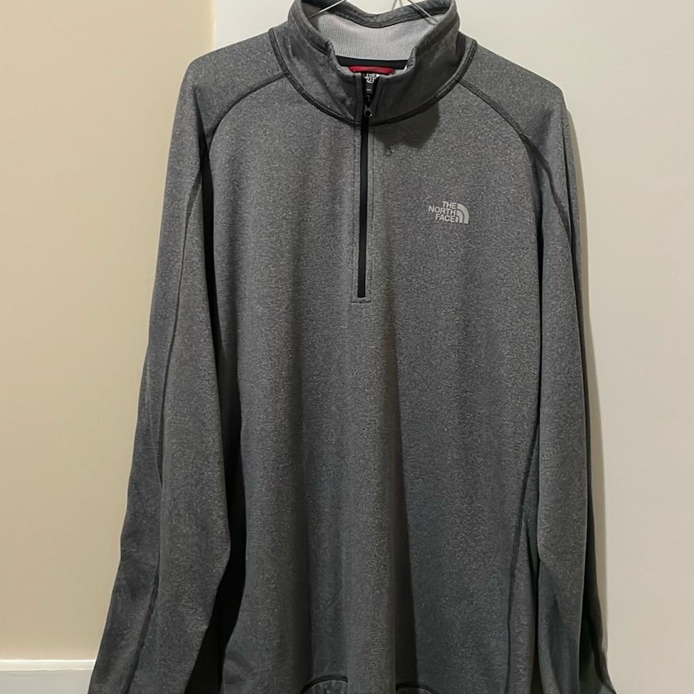 North Face half zip jacket - gray, size XL